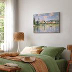 Monet Vétheuil Summer Landscape Canvas Print