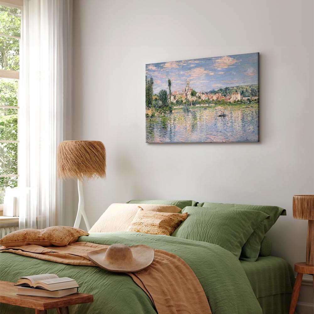 Monet Vétheuil Summer Landscape Canvas Print