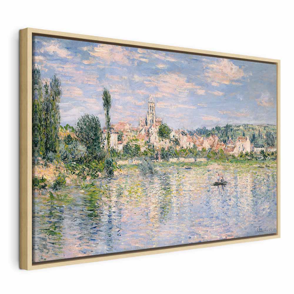 Monet Vétheuil Summer Landscape Canvas Print