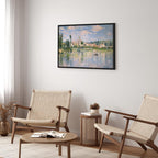 Monet Vétheuil Summer Landscape Canvas Print