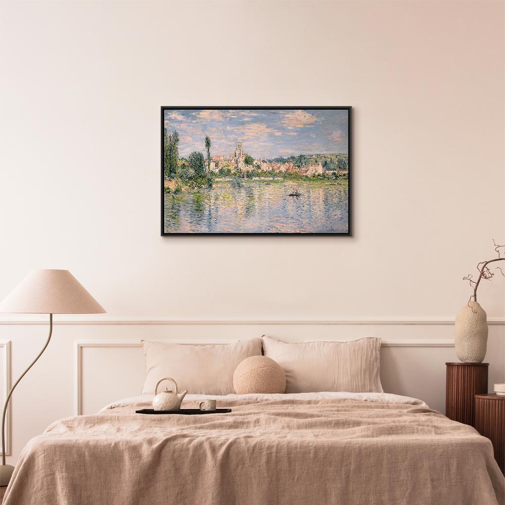 Monet Vétheuil Summer Landscape Canvas Print