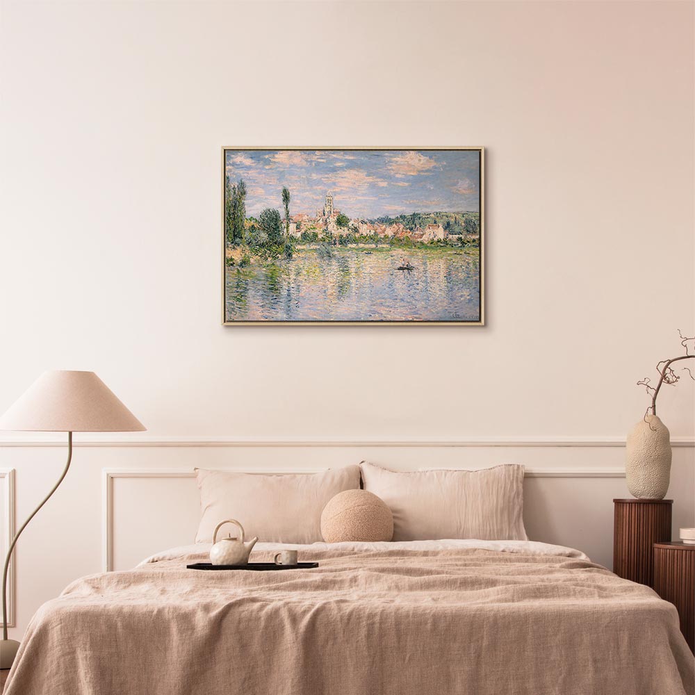 Monet Vétheuil Summer Landscape Canvas Print