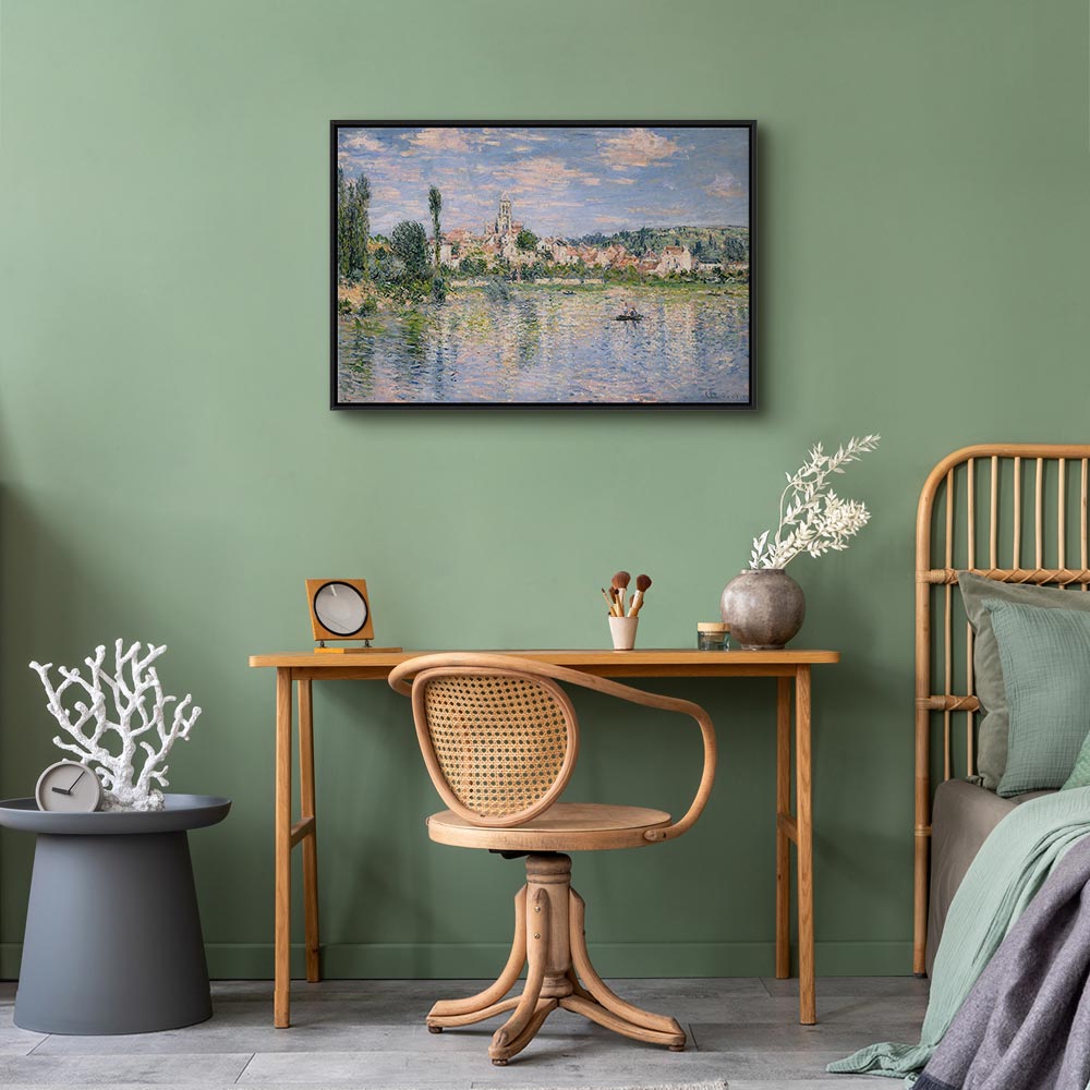 Monet Vétheuil Summer Landscape Canvas Print