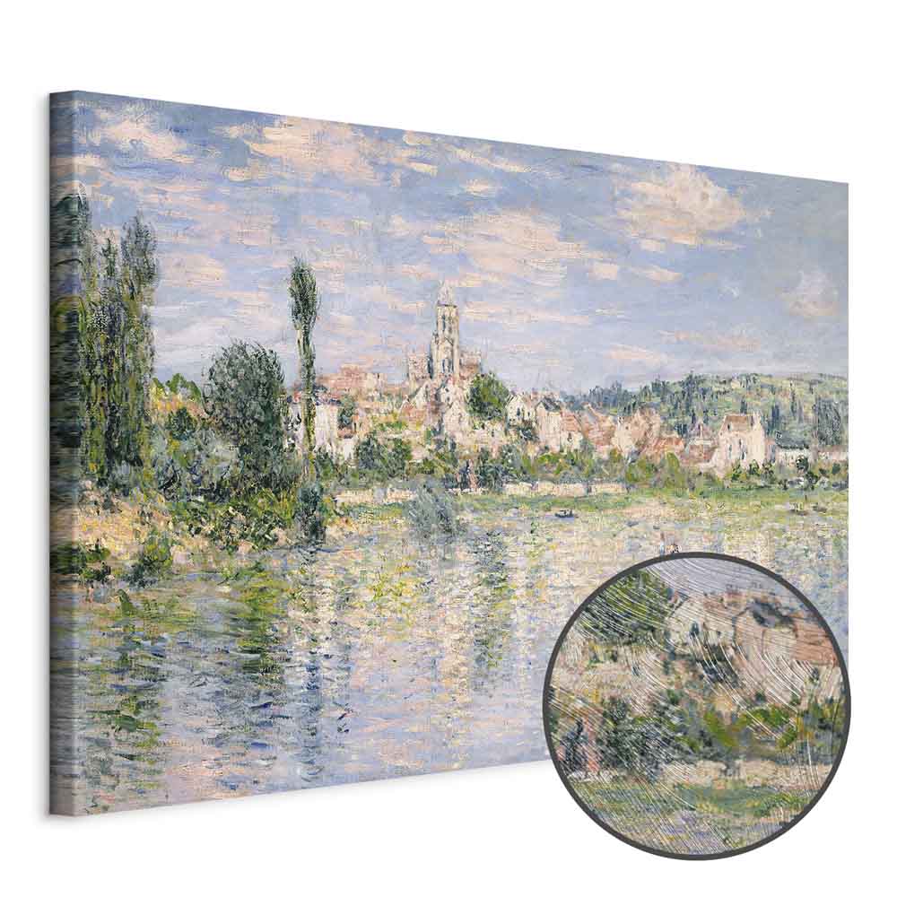 Monet Vétheuil Summer Landscape Canvas Print