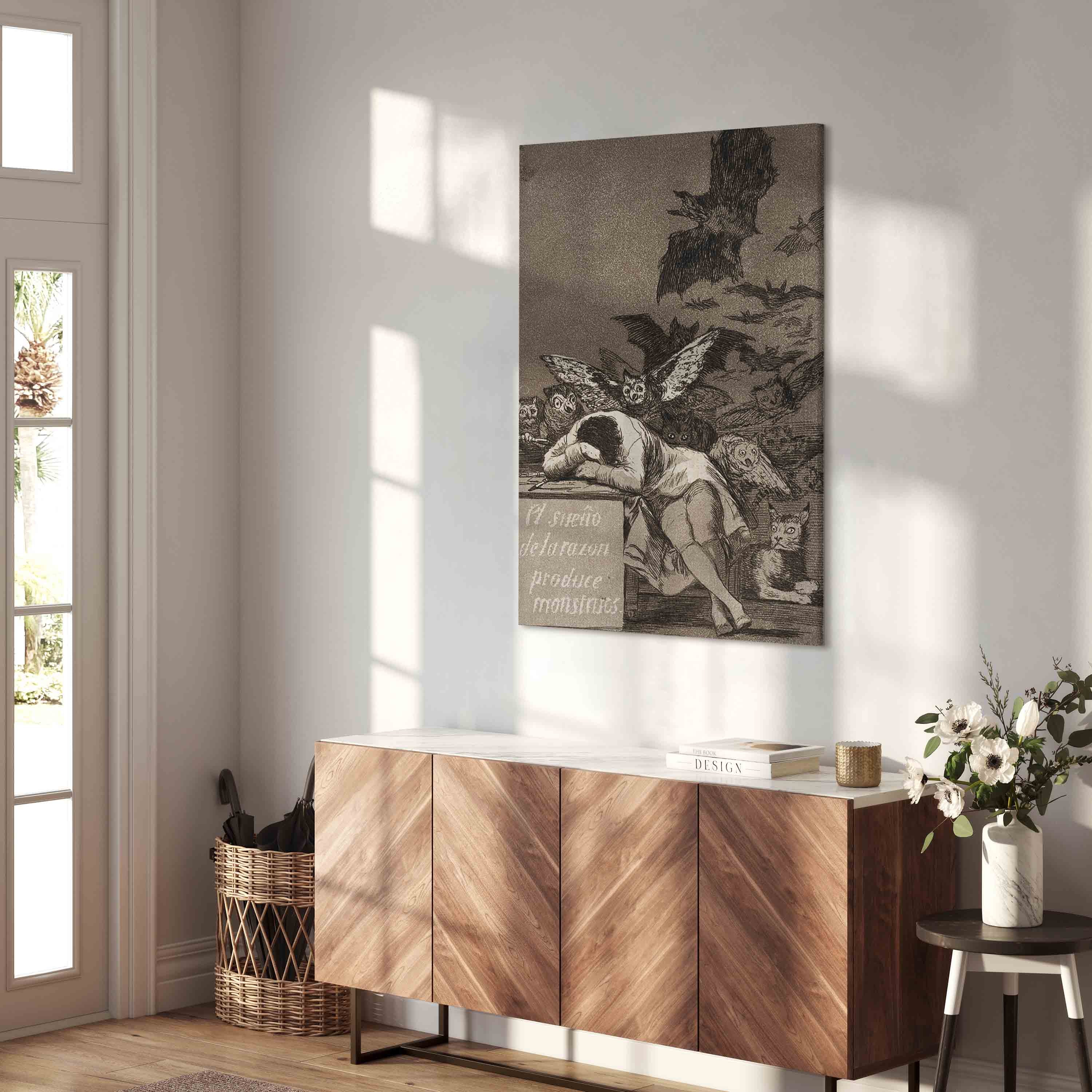 Goya Sleep of Reason Monsters Classic Canvas Print