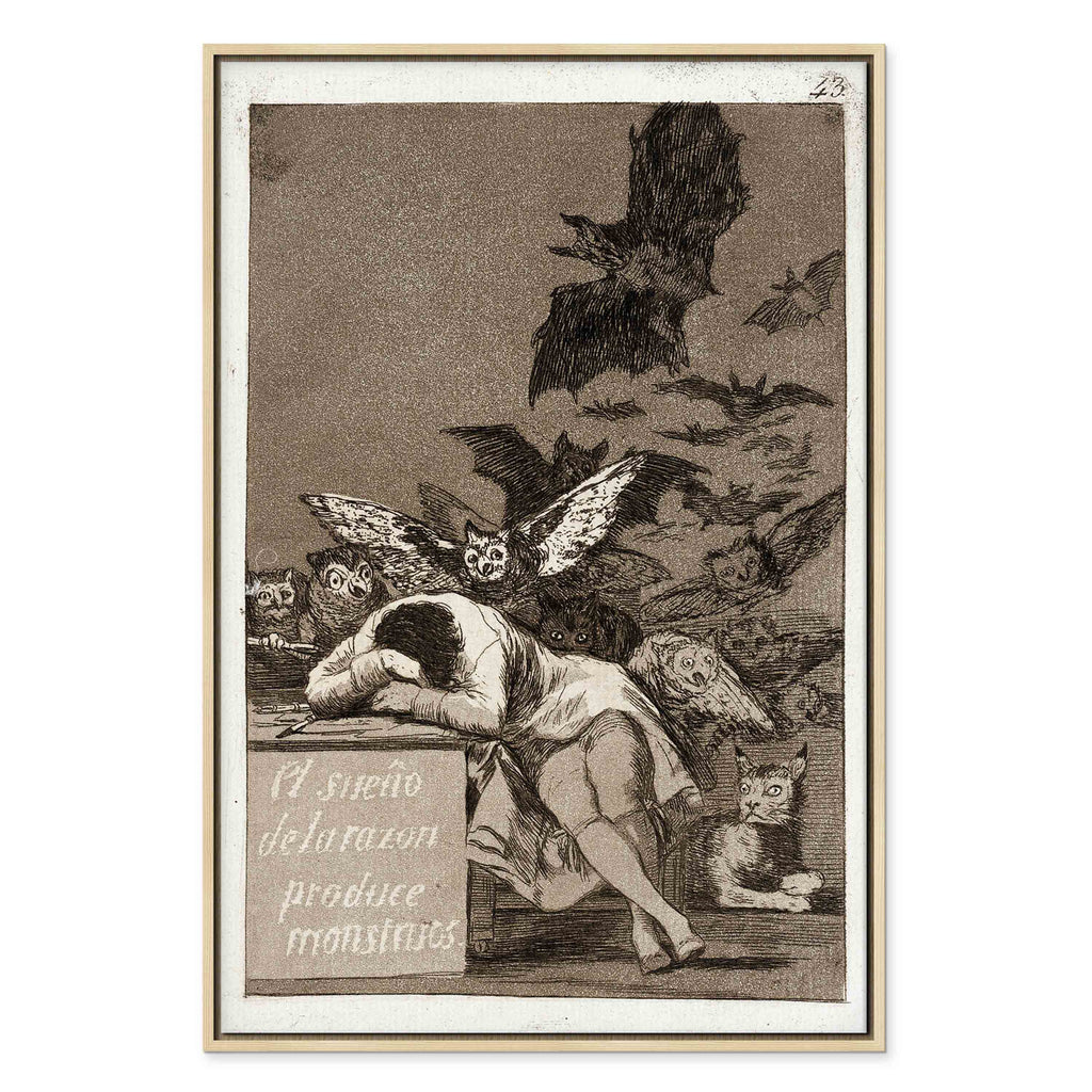 Goya Sleep of Reason Monsters Classic Canvas Print