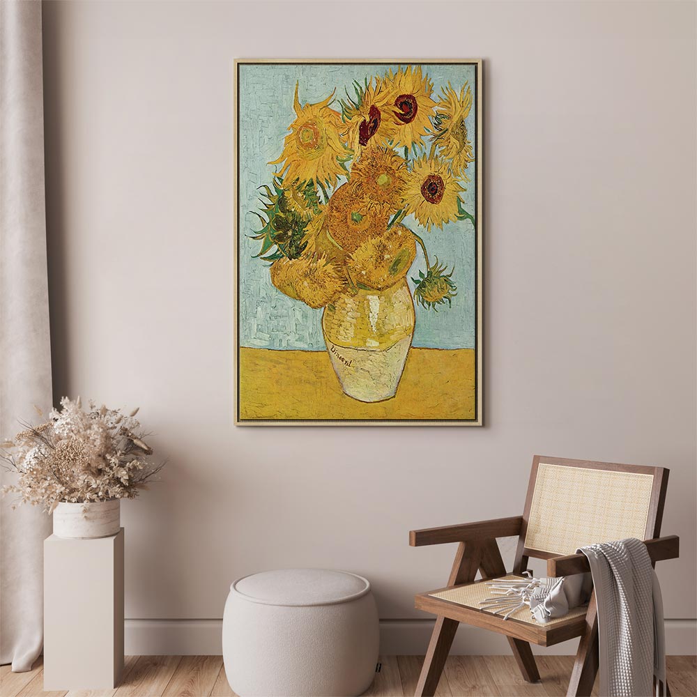 Van Gogh Sunflowers Still Life Classic Canvas Print