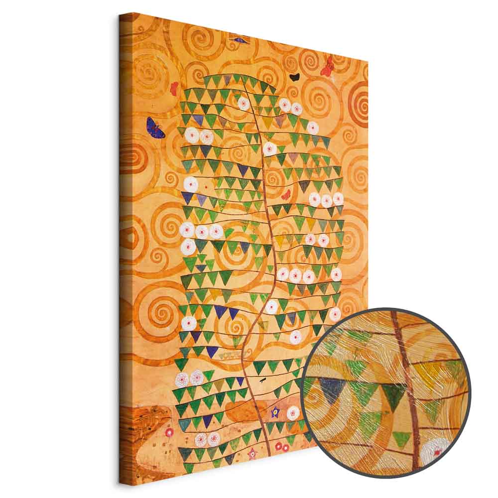 Klimt Tree of Life Gold Canvas Print