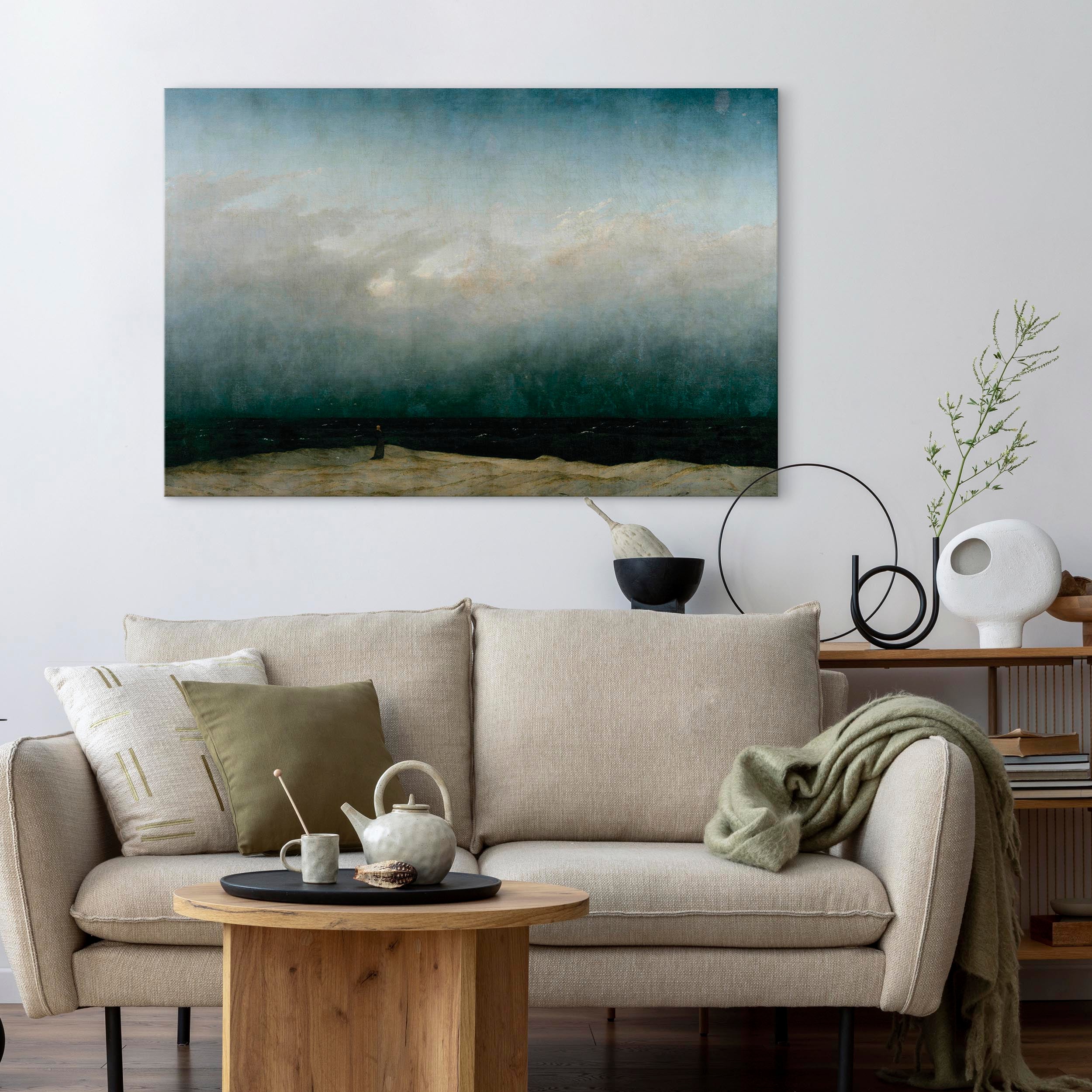 Canvas Print The Monk by the Sea