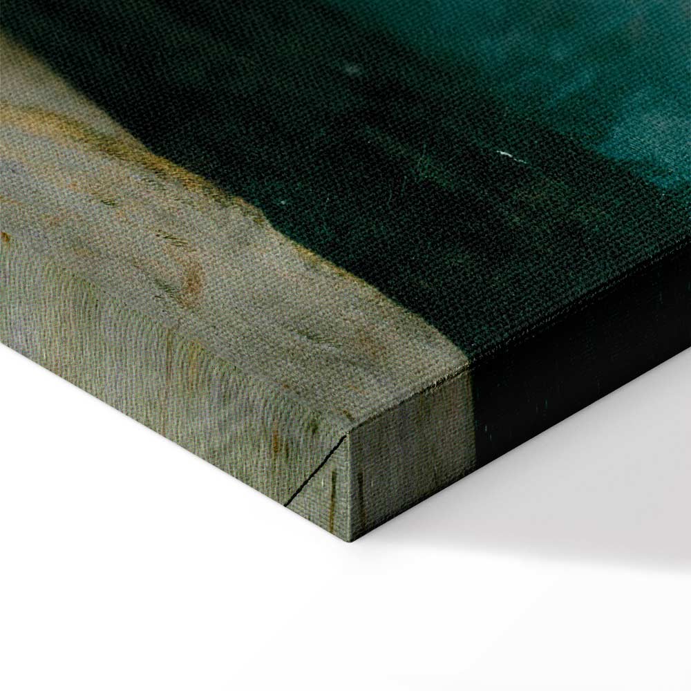 Monk by the Sea Romantic Landscape Canvas Print