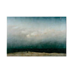 Monk by the Sea Romantic Landscape Canvas Print