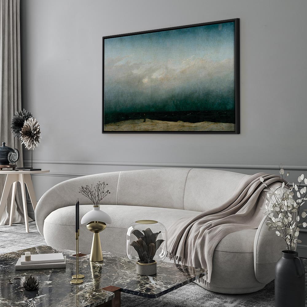 Canvas Print The Monk by the Sea