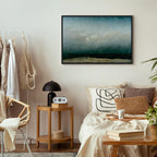 Leinwanddruck Der Mönch am Meer