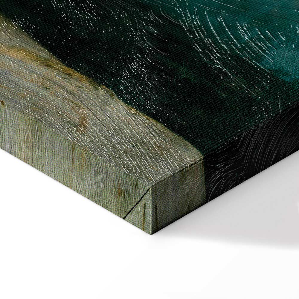 Monk by the Sea Romantic Landscape Canvas Print