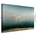 Monk by the Sea Romantic Landscape Canvas Print