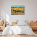 Van Gogh The Harvest Landscape Canvas Print