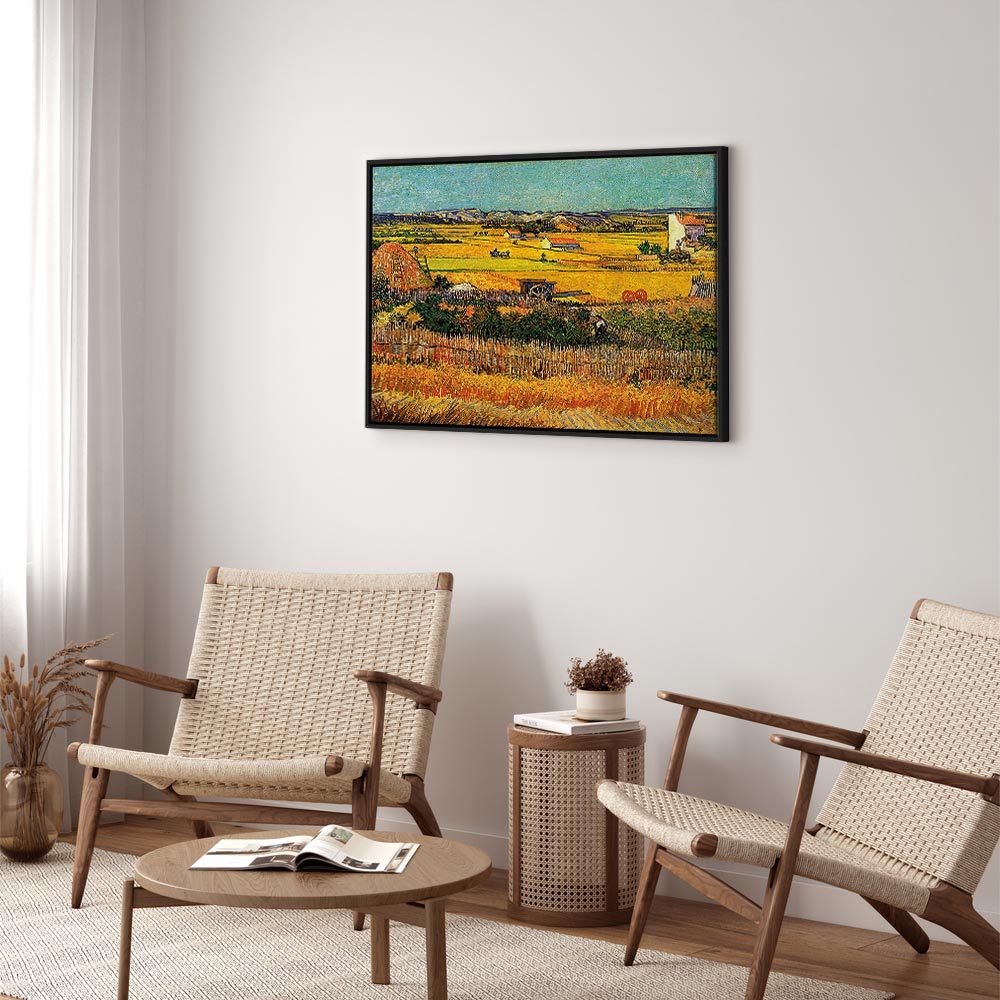 Van Gogh The Harvest Landscape Canvas Print