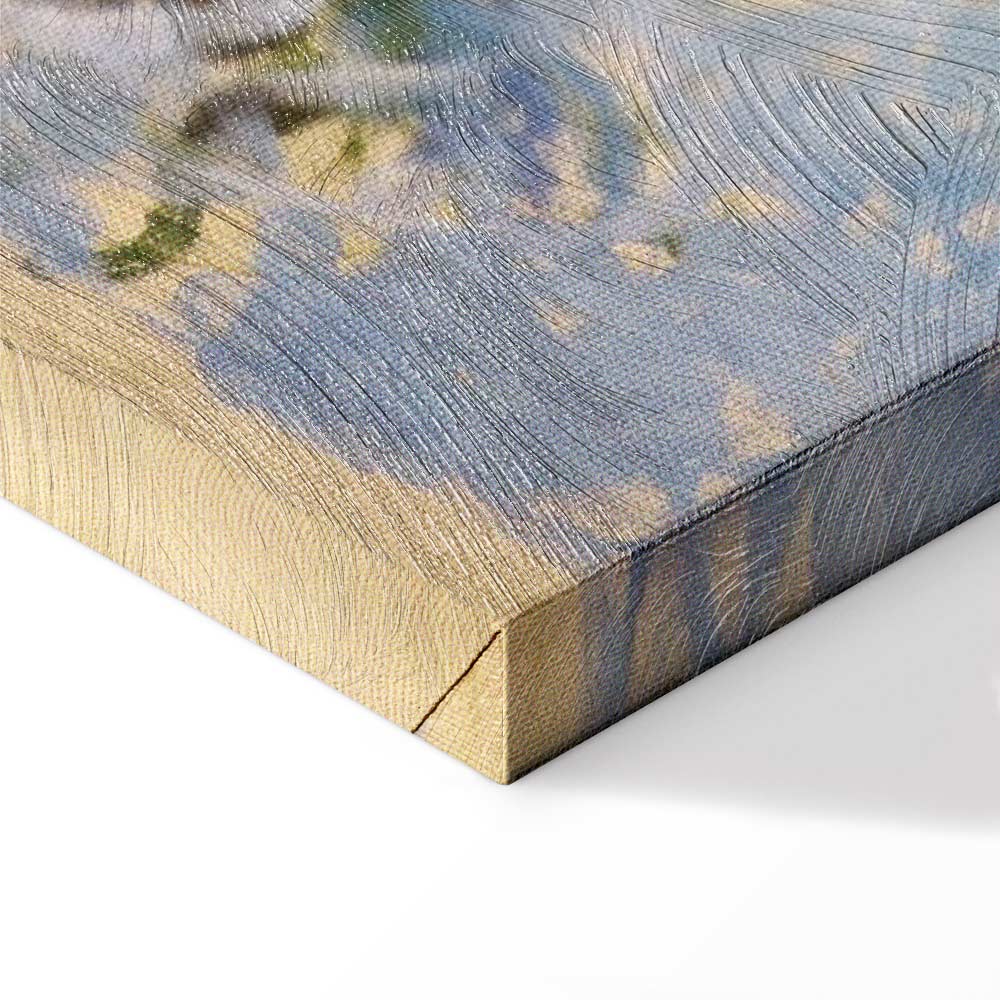 Monet Roses Floral Canvas Print