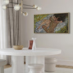 Egon Schiele The Embrace Romantic Canvas Print