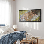 Egon Schiele The Embrace Romantic Canvas Print