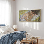 Egon Schiele The Embrace Romantic Canvas Print