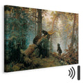 Pine Forest Bears Classic Canvas Print
