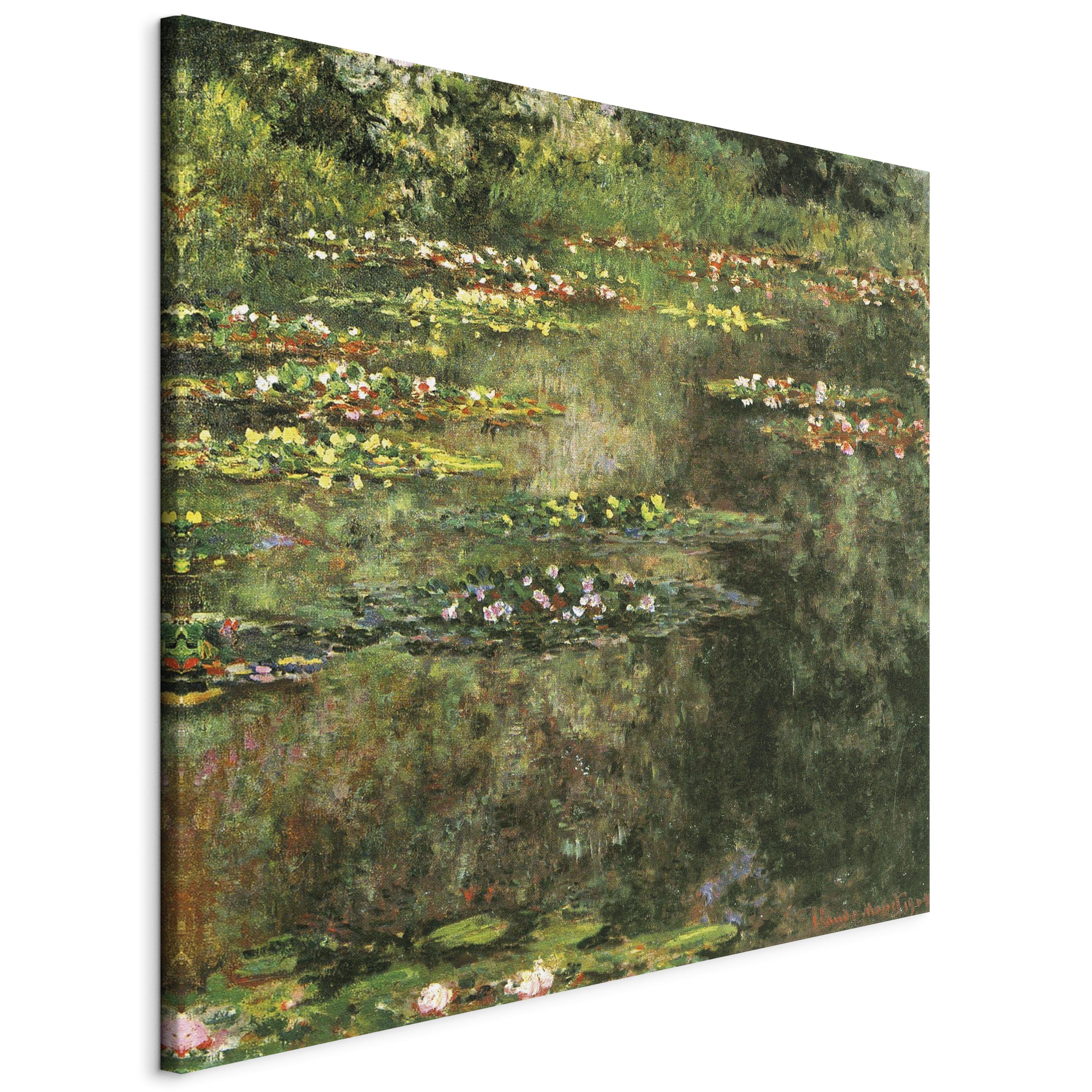 Canvas Print - Pond With Water Lilies