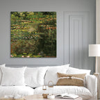 Canvas Print - Pond With Water Lilies