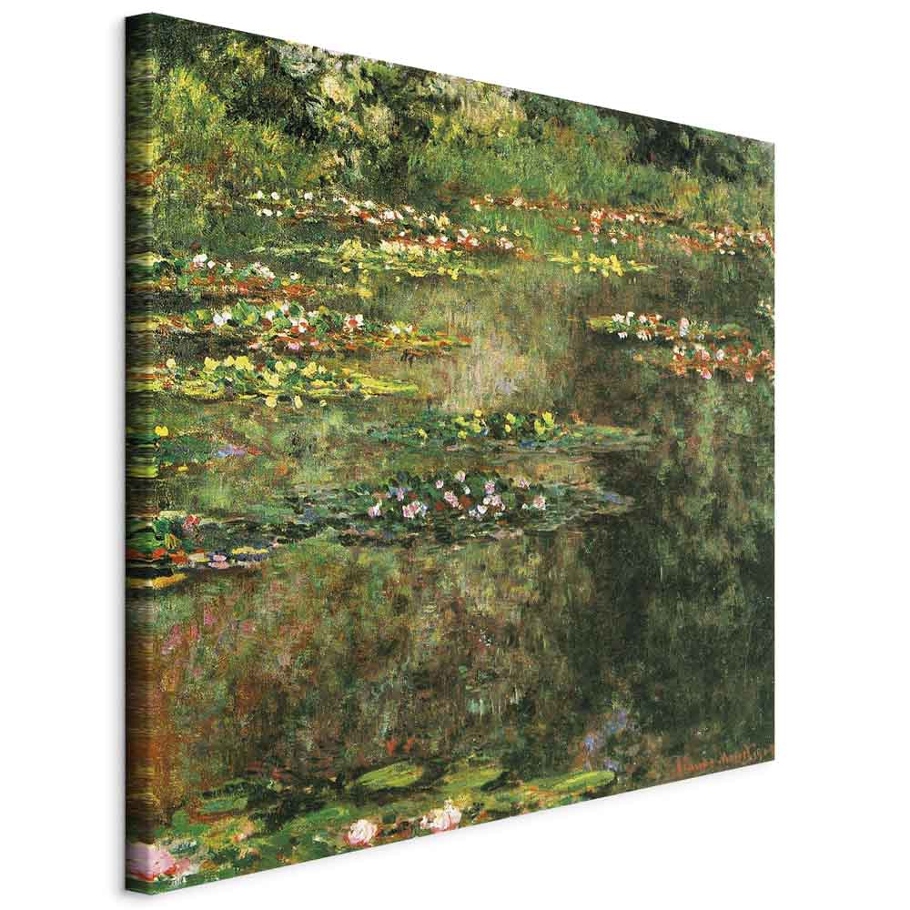 Canvas Print - Pond With Water Lilies