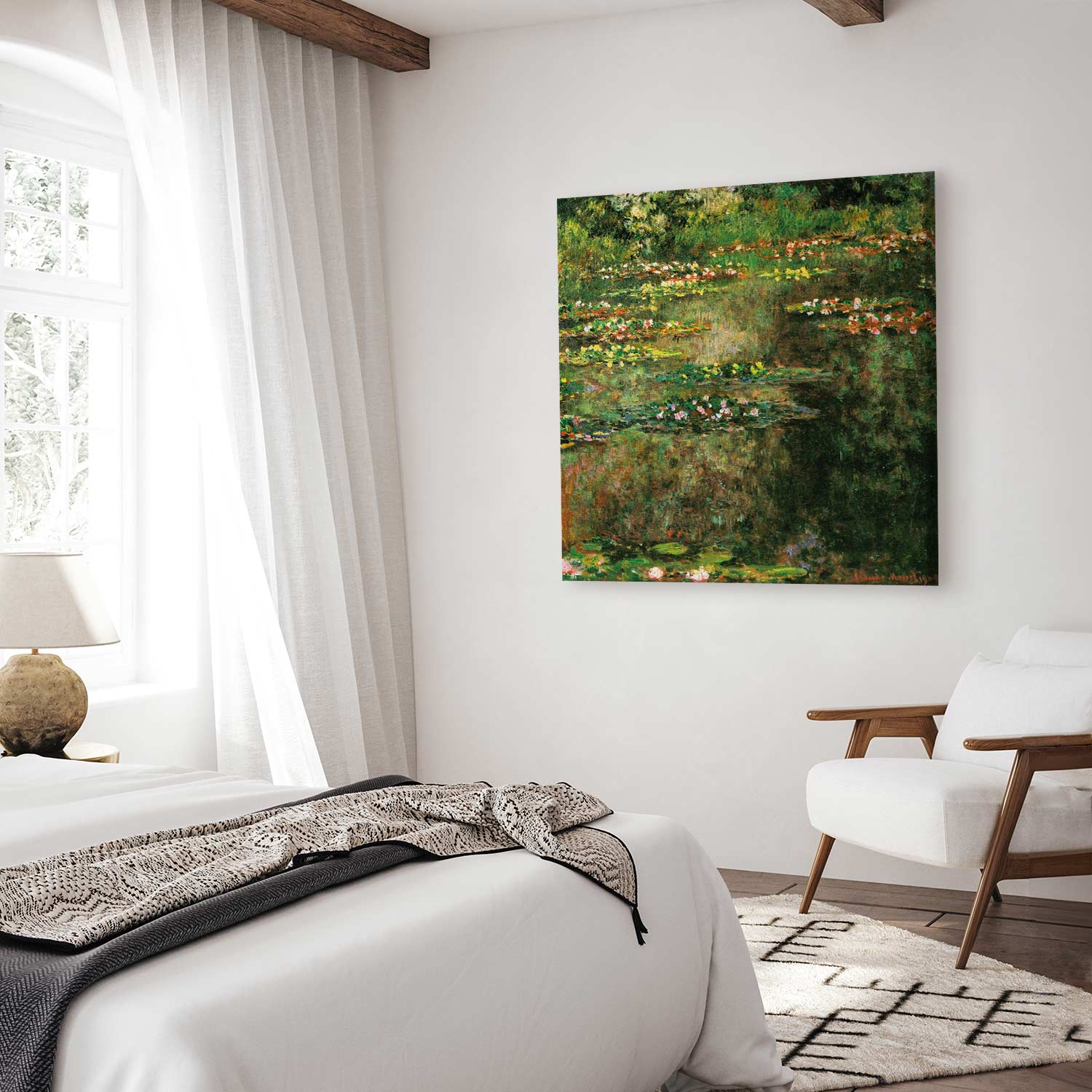Monet Water Lilies Pond Classic Canvas Print