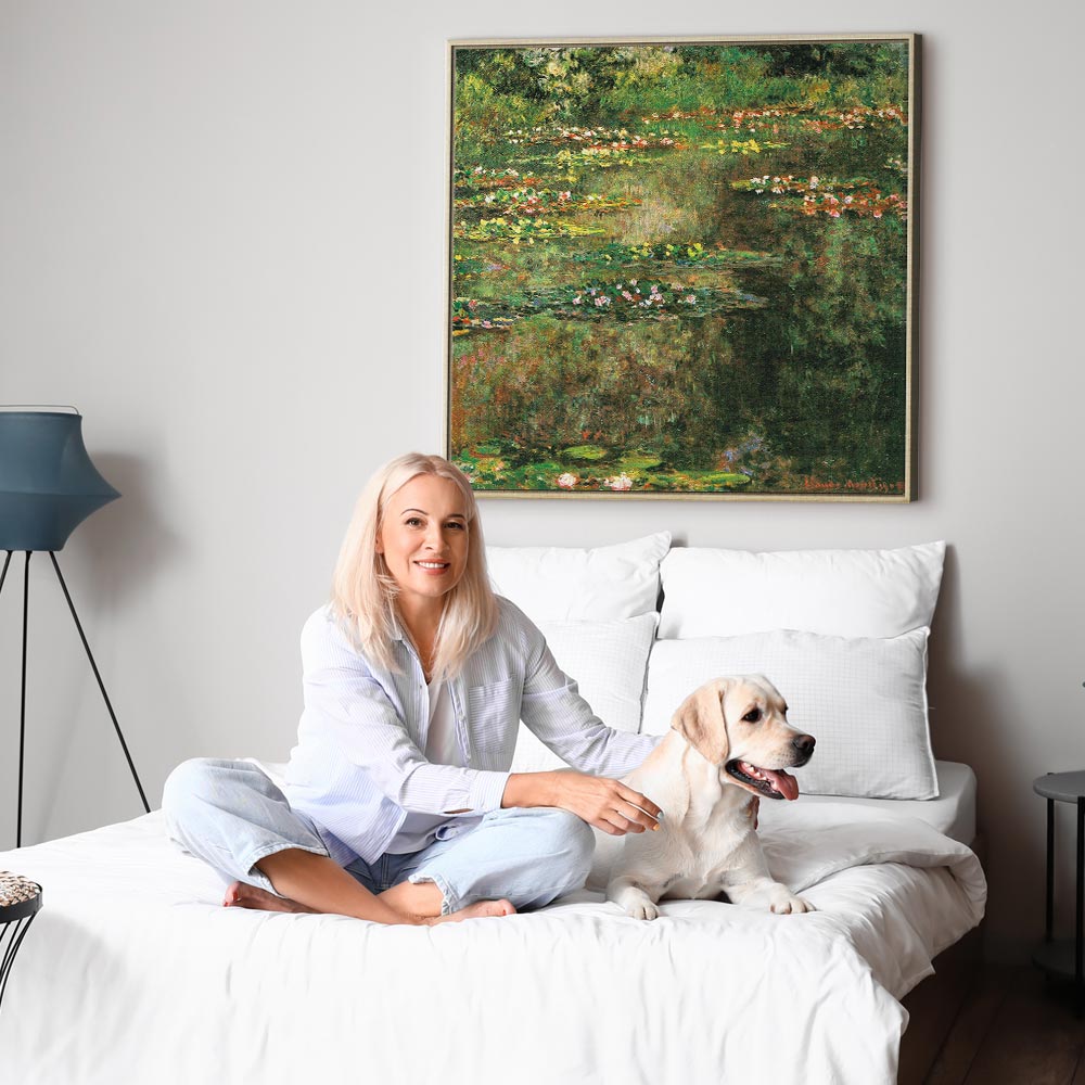 Monet Water Lilies Pond Classic Canvas Print