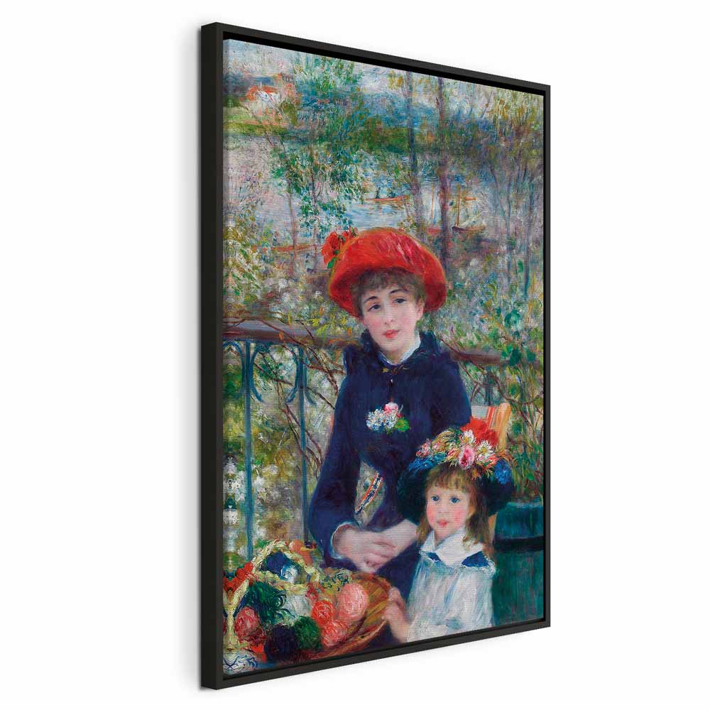 Two Sisters On the Terrace Classic Canvas Print