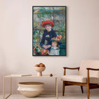 Two Sisters On the Terrace Classic Canvas Print