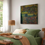 Attersee Lake Country House Classic Canvas Print