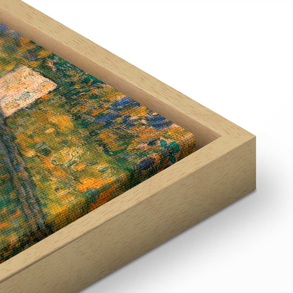 Attersee Lake Country House Classic Canvas Print