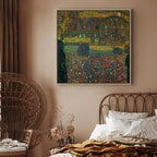 Attersee Lake Country House Classic Canvas Print