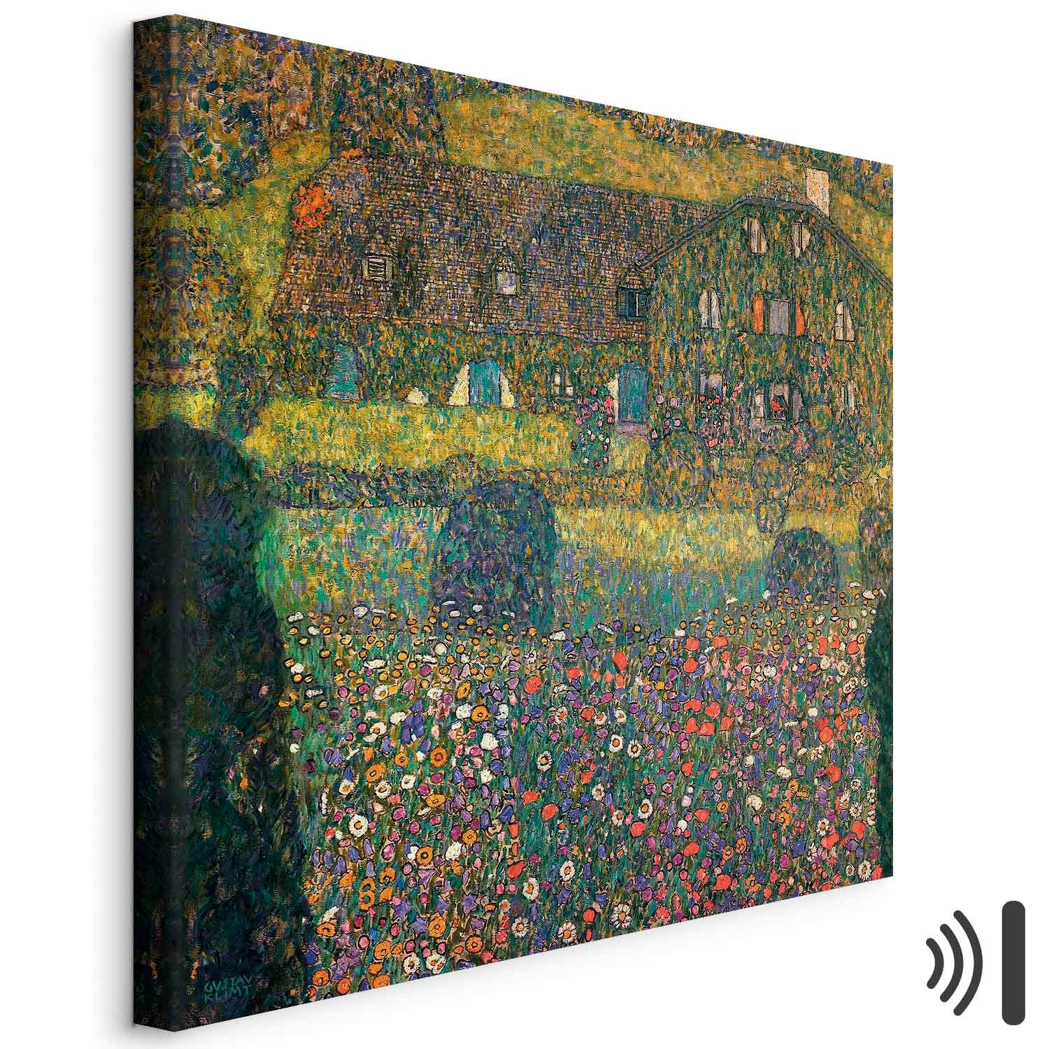 Attersee Lake Country House Classic Canvas Print