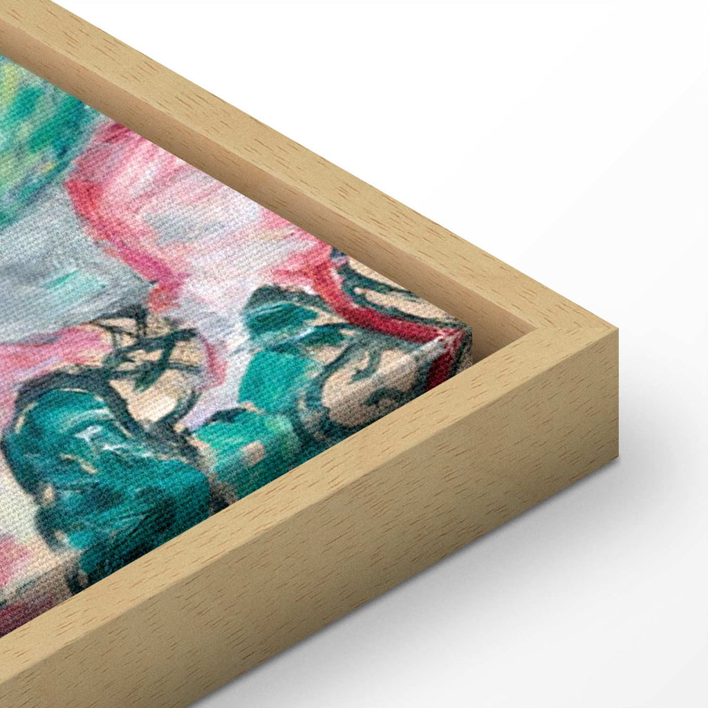 Ria Munk Portrait Gold Canvas Print