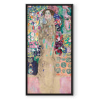 Ria Munk Portrait Gold Canvas Print