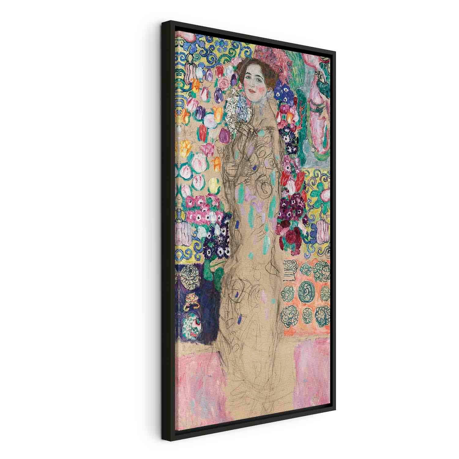 Ria Munk Portrait Gold Canvas Print