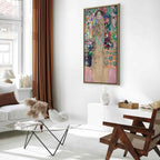 Ria Munk Portrait Gold Canvas Print