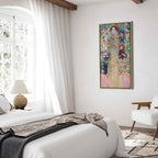 Ria Munk Portrait Gold Canvas Print