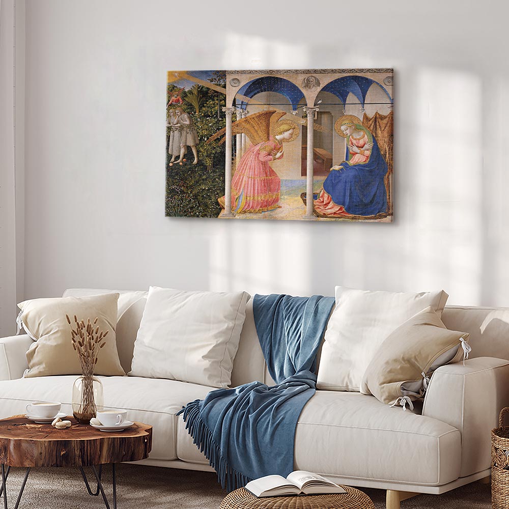 Fra Angelico Annunciation Renaissance Canvas Print