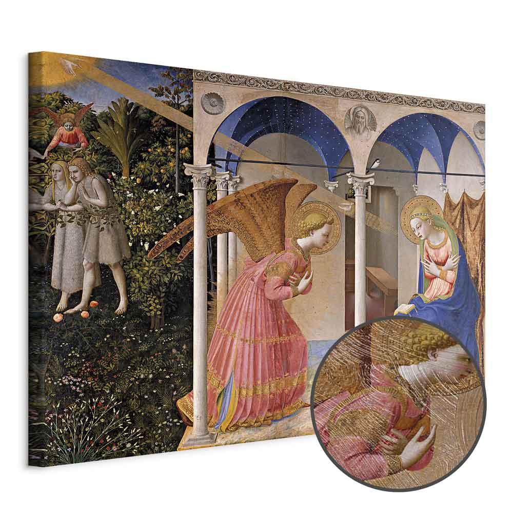 Fra Angelico Annunciation Renaissance Canvas Print