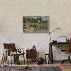Monet Bridge at Argenteuil Classic Canvas Print