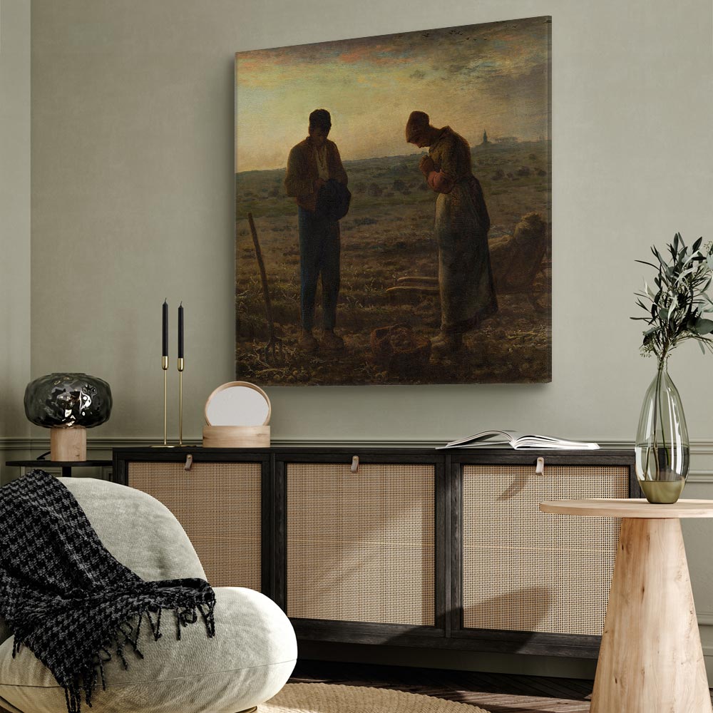 The Angelus Rural Prayer Classic Canvas Print