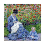Madame Monet and Son Classic Canvas Print