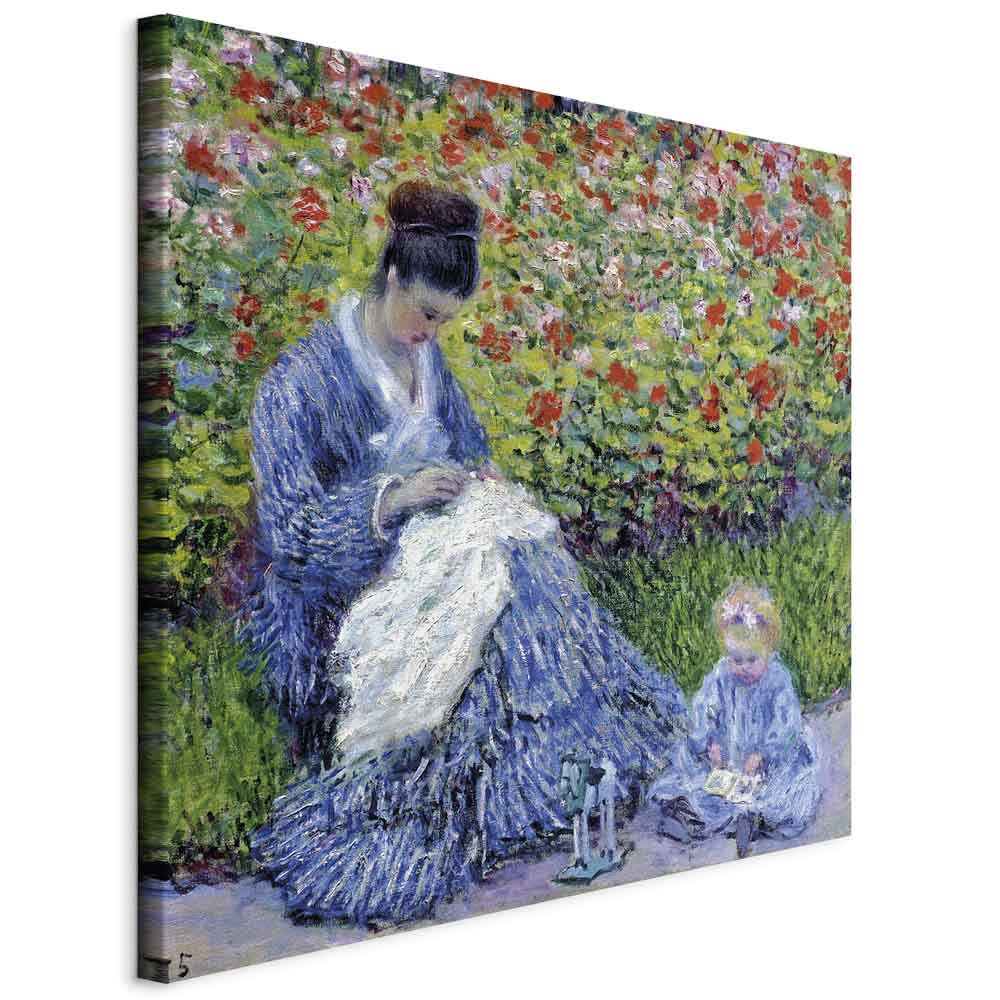 Madame Monet and Son Classic Canvas Print