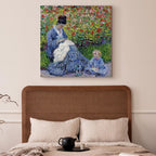 Madame Monet and Son Classic Canvas Print