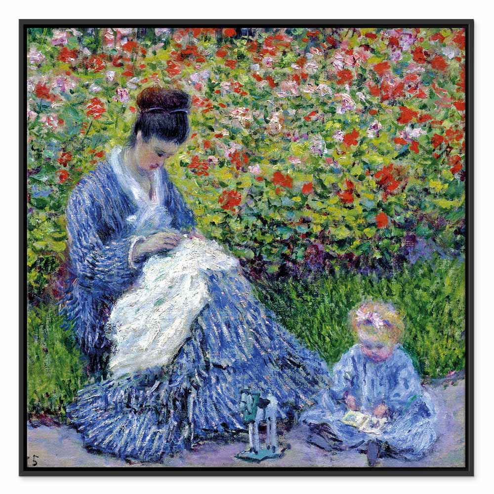 Madame Monet and Son Classic Canvas Print